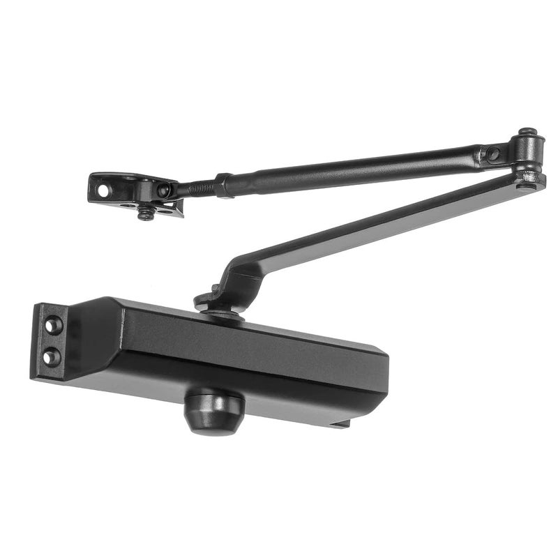 Dynasty Hardware Door Closer, Commercial Hydraulic Closer, Self-Closing, Spring Size 3, Surface Mount, Sprayed Duronotic Bronze, Series 3000 - Image 2